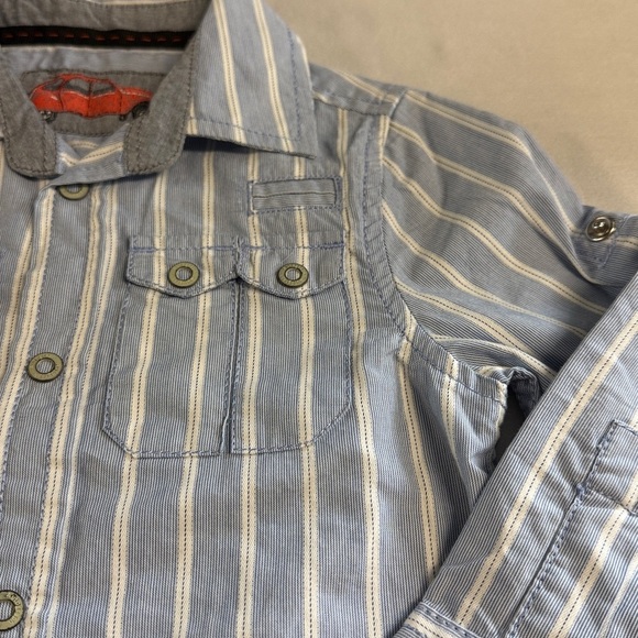 Marks & Spencer - Striped Button-Up Shirt - Picture 2 of 4